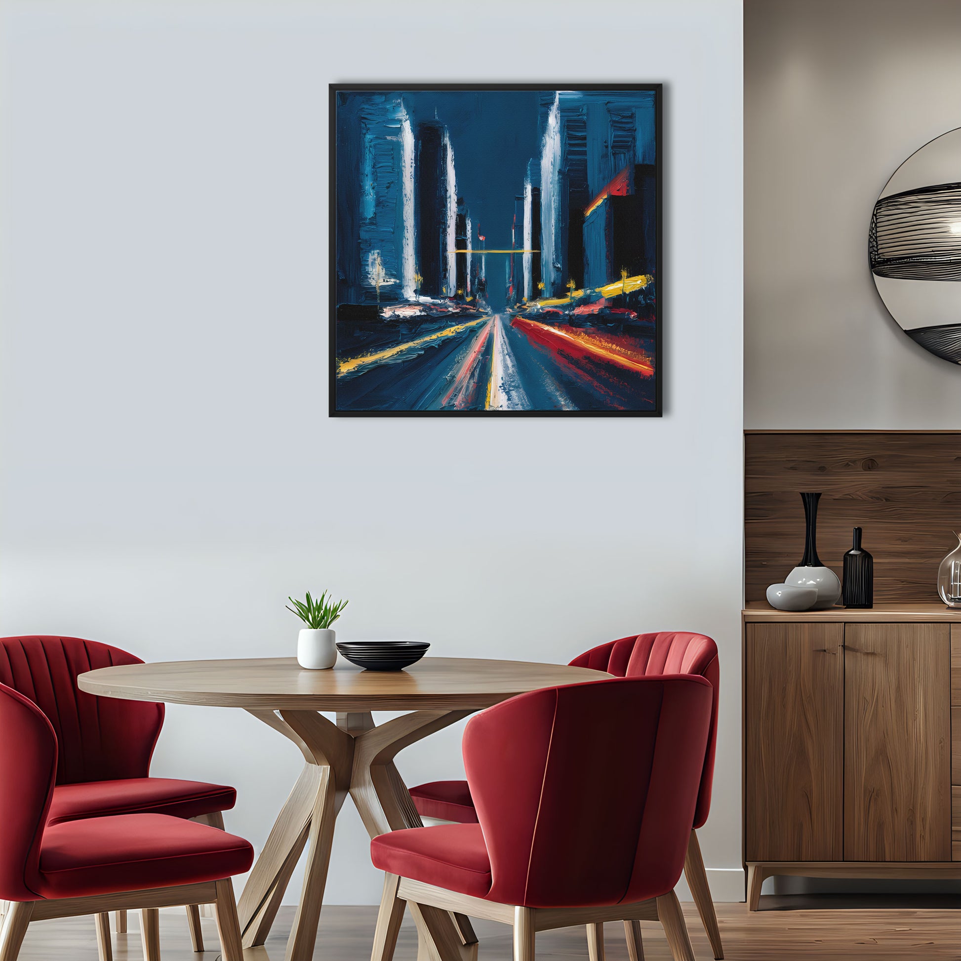 80's Nostalgia is an original and exclusive contemporary urban abstract art, luxury artwork print. It's Giclée printed on to a finely textured 400gsm artist-grade cotton canvas and stretched over 38mm solid wood artist stretcher bars. Image 4.