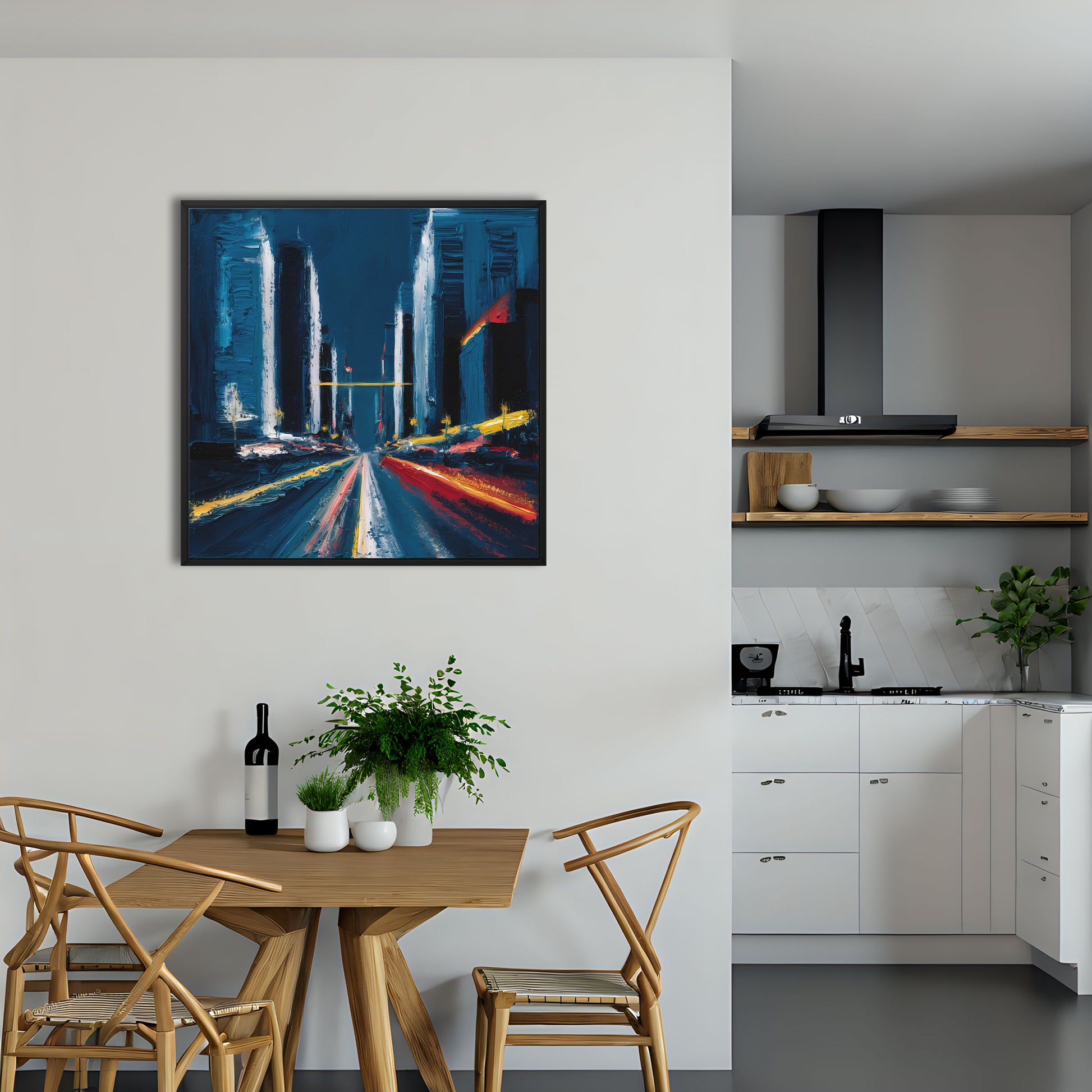 80's Nostalgia is an original and exclusive contemporary urban abstract art, luxury artwork print. It's Giclée printed on to a finely textured 400gsm artist-grade cotton canvas and stretched over 38mm solid wood artist stretcher bars. Image 5.