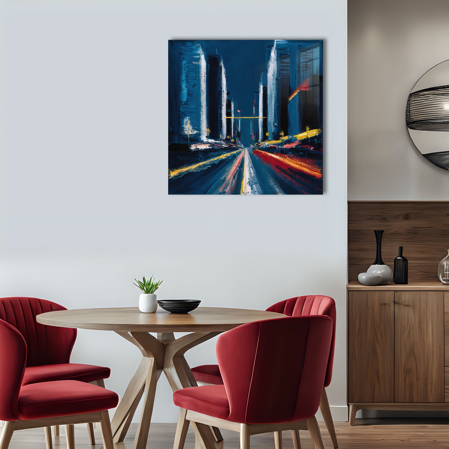 80's Nostalgia is an original and exclusive contemporary urban abstract art luxury artwork print, it's 12-colour Giclée printed, then hand mounted on to a luxury 10mm thick, high gloss acrylic panel with crystal clear diamond polished edges. On the back is an invisible floating subframe, giving a very modern and contemporary look that creates a dramatic focal point. Image 4.