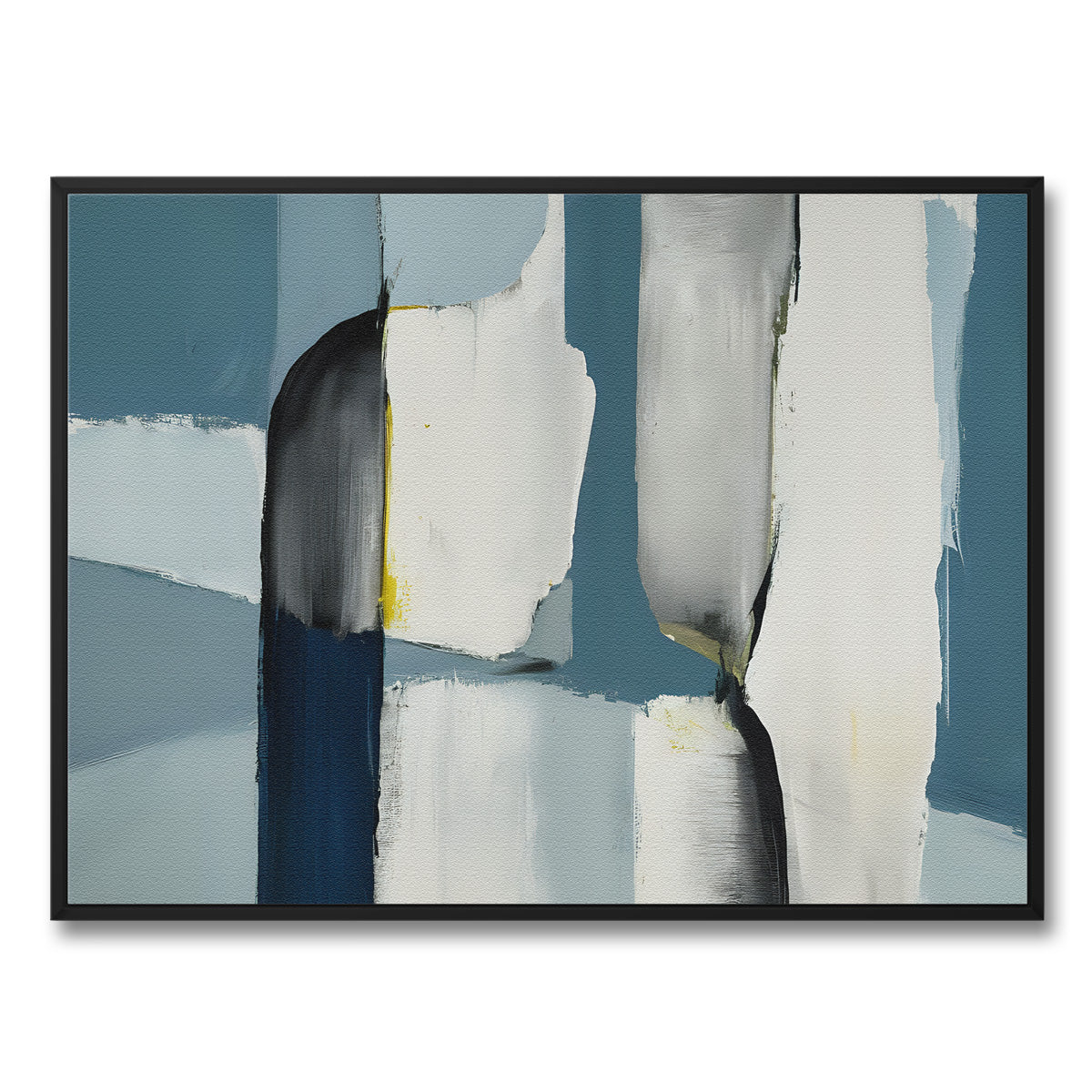Abstract 22 is an original and exclusive contemporary abstract art, luxury artwork print. It's Giclée printed on to a finely textured 400gsm artist-grade cotton canvas and stretched over 38mm solid wood artist stretcher bars. Image 1.