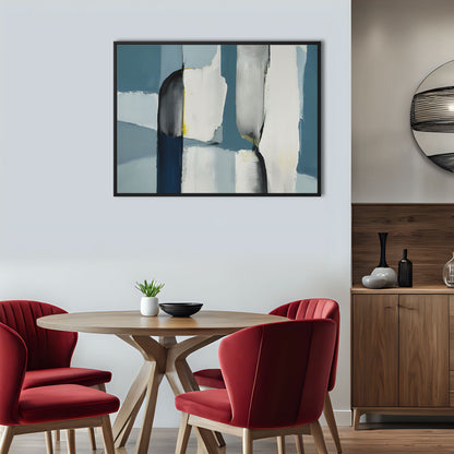 Abstract 22 is an original and exclusive contemporary abstract art, luxury artwork print. It's Giclée printed on to a finely textured 400gsm artist-grade cotton canvas and stretched over 38mm solid wood artist stretcher bars. Image 4.