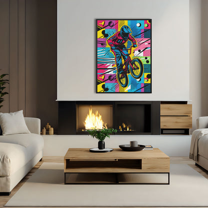 Air is an original and exclusive contemporary pop art, luxury artwork print. It's Giclée printed on to a finely textured 400gsm artist-grade cotton canvas and stretched over 38mm solid wood artist stretcher bars. Image 3.